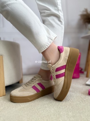 Zamszowe Sneakersy...