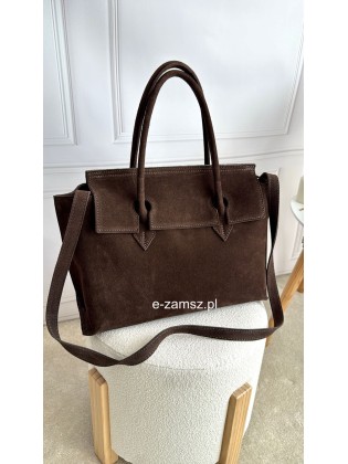 Czekoladowa Torebka Damska...